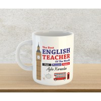 İngilizce Öğretmeni Tasarımlı Kupa Bardak